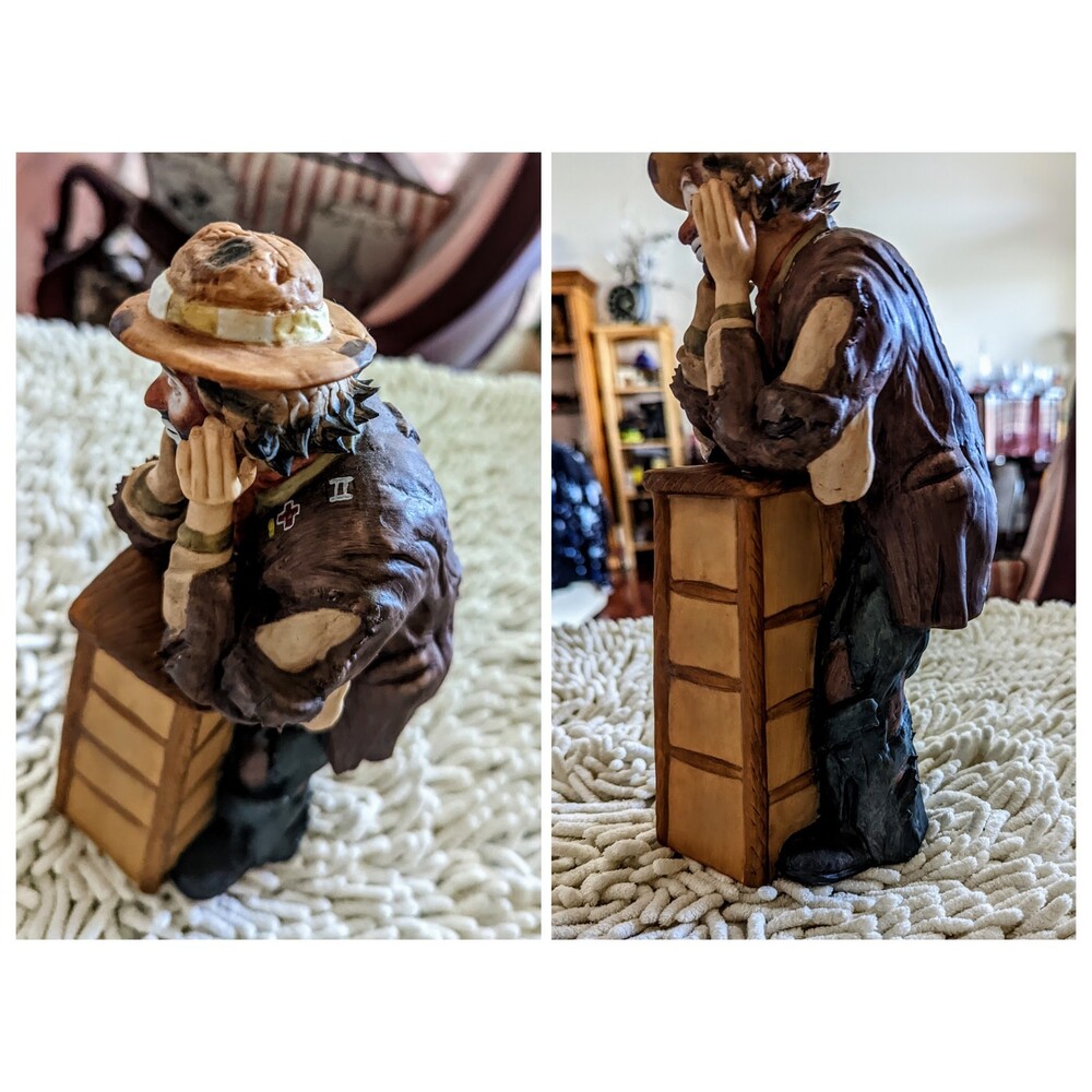 Emmett Kelly, Jr. Clown Collection "WHY ME" Flambro Limited. Edition -9 1/2" - Picture 3 of 14